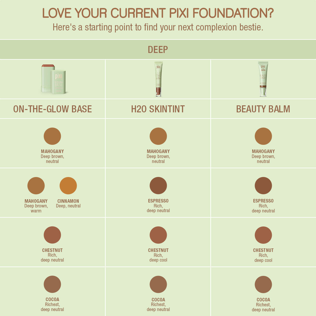 On-the-Glow base Deep shades