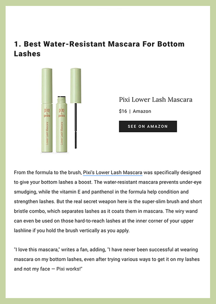 Bustle: The 4 Best Mascaras For Bottom Lashes