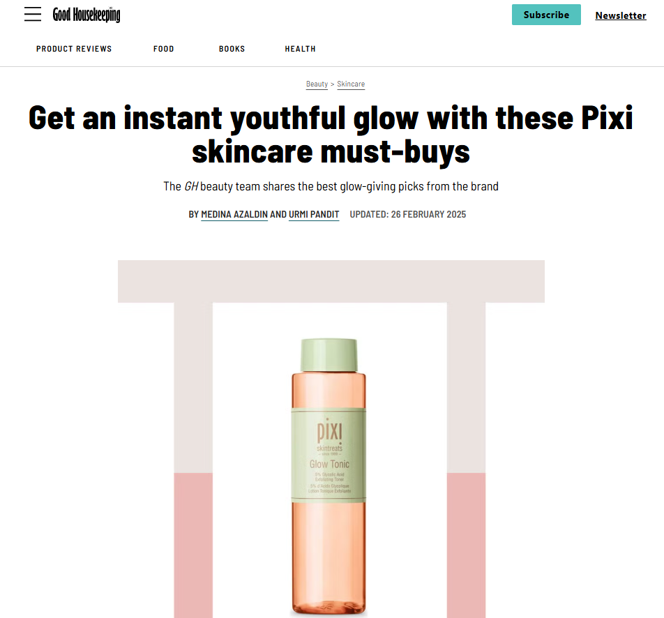 Good Housekeeping: Get An Instant Youthful Glow