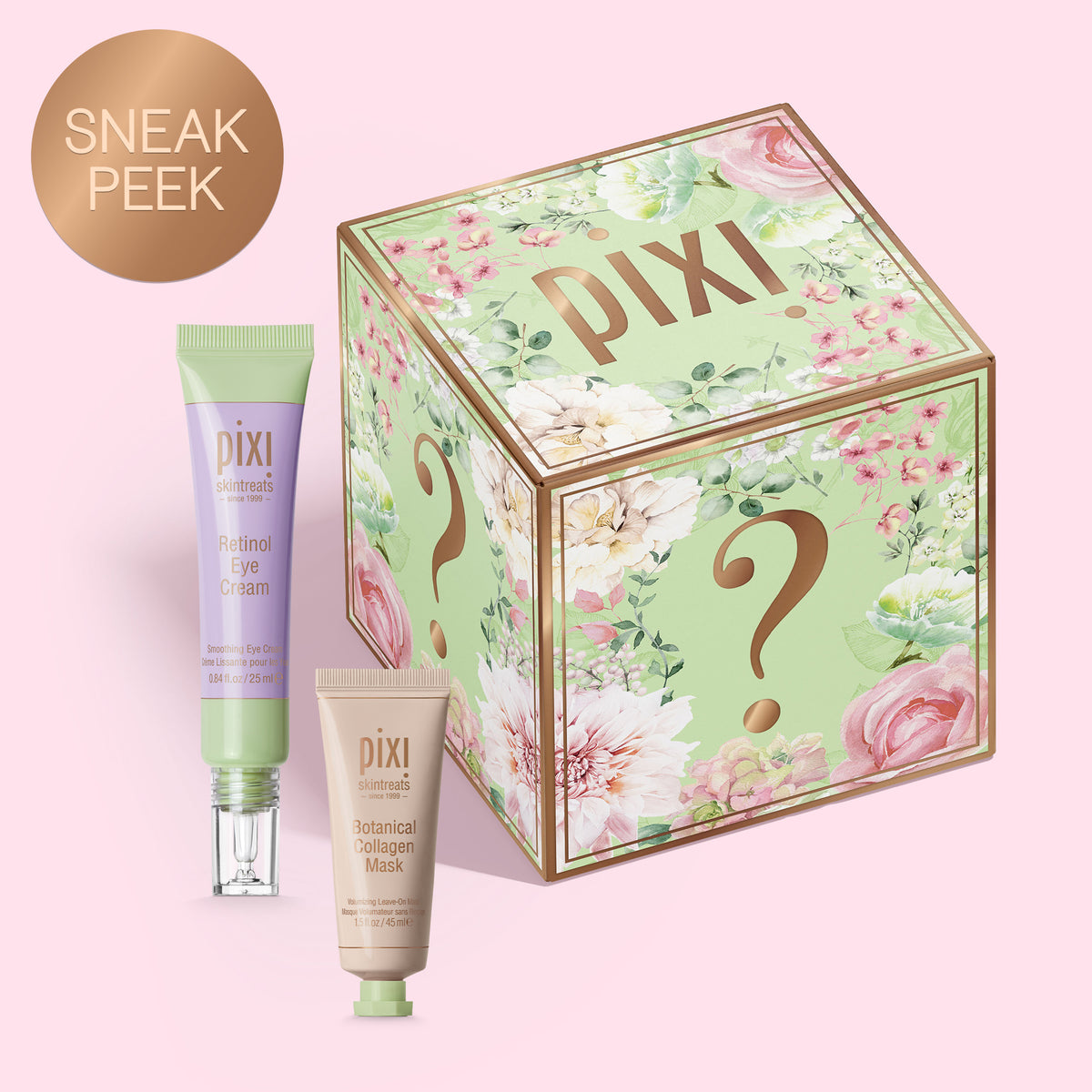 Sneak Peak: Mystery Bundle featuring Retinol Eye Cream and Botanical Collagen Mask
