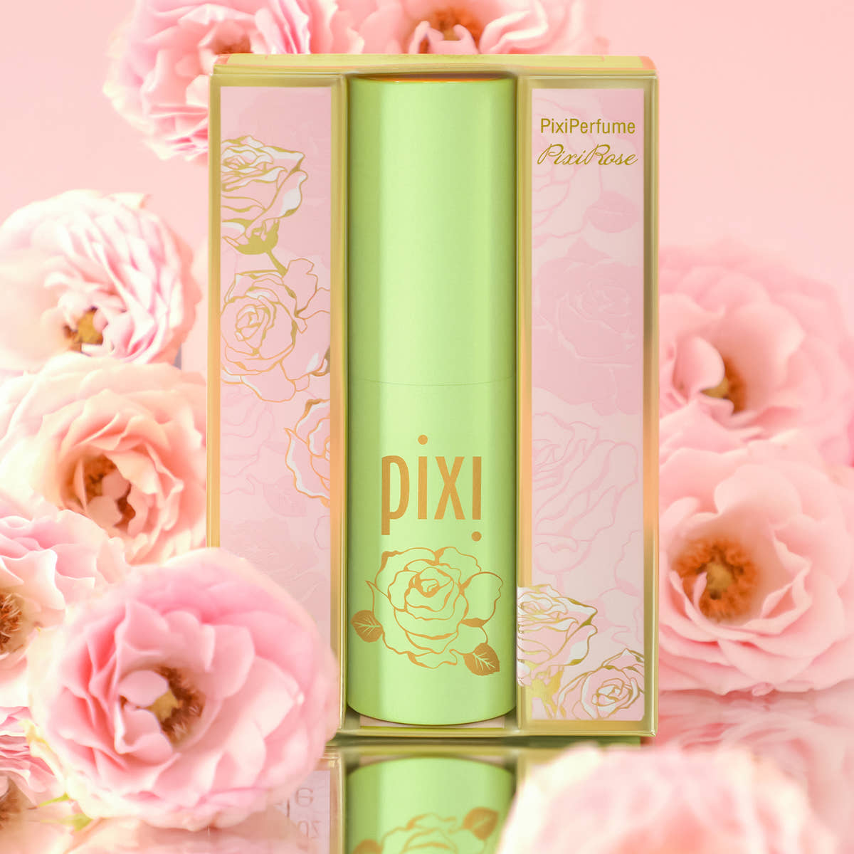 PixiPerfume Rose in packaging