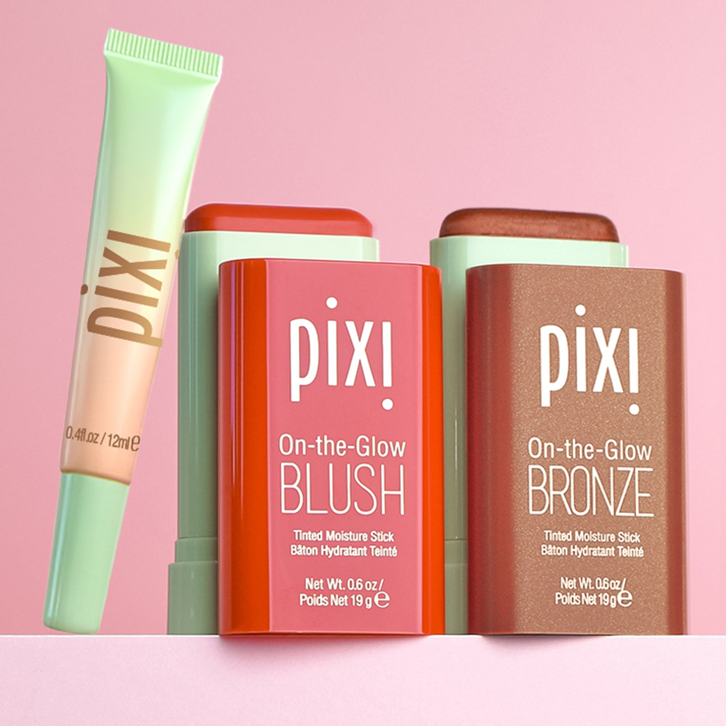 Glow & Go Trio - Lip & Cheek Glow Essentials - Pixi Beauty