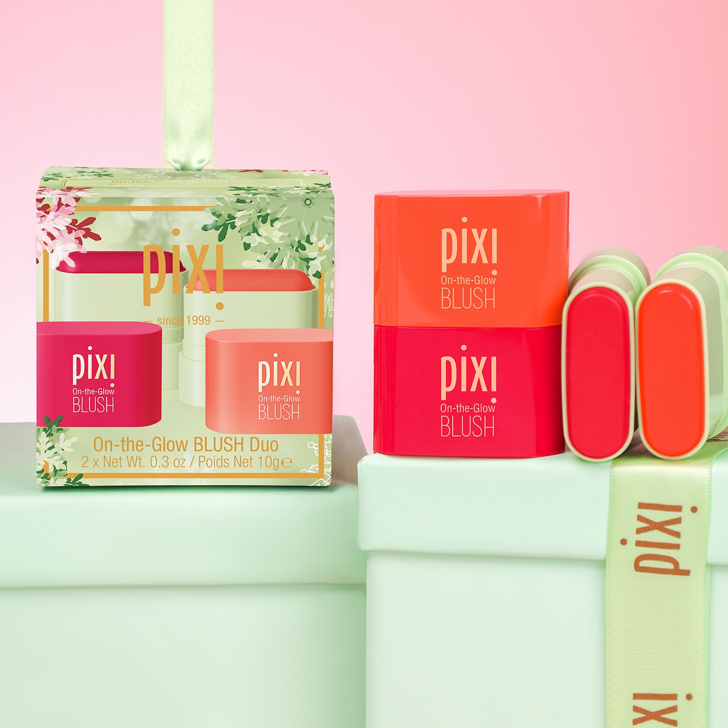 On-the-Glow BLUSH Duo Ornament - Tinted Balm for Lips & Cheeks Duo