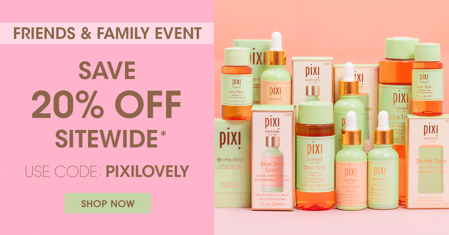 Shop Friends & Family Event Save 20% Off Sitewide*