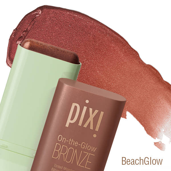 Pixi On-the-Glow BRONZE in BeachGlow, a deeper bronze shade with luminous depth. view 2