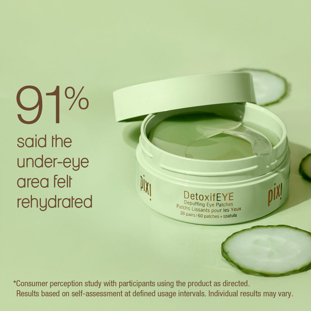 DetoxifEYE Depuffing Eye Patches | Cooling Hydrogel Under-Eye