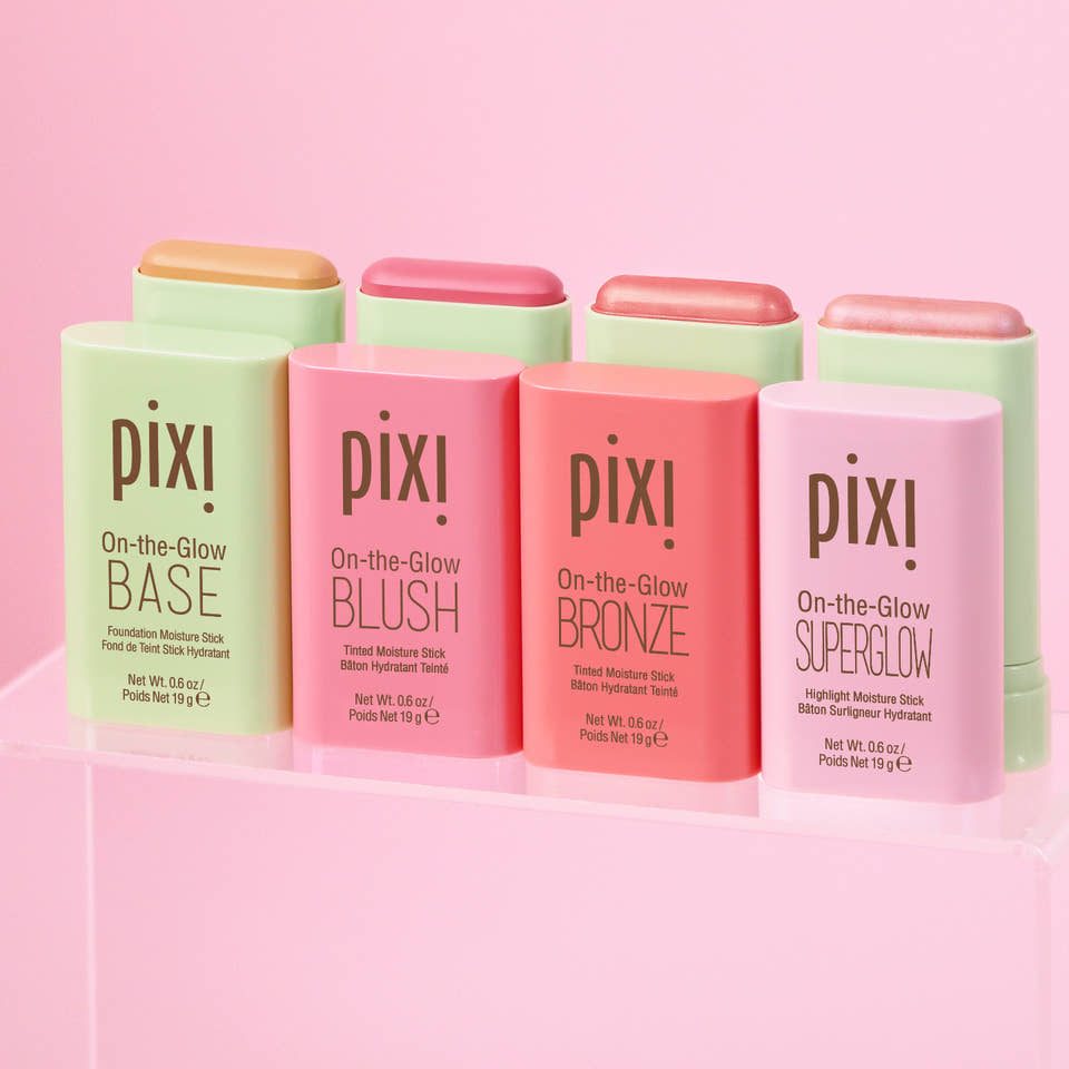 Petra's Complete Glow Bundle on a pink background view 1