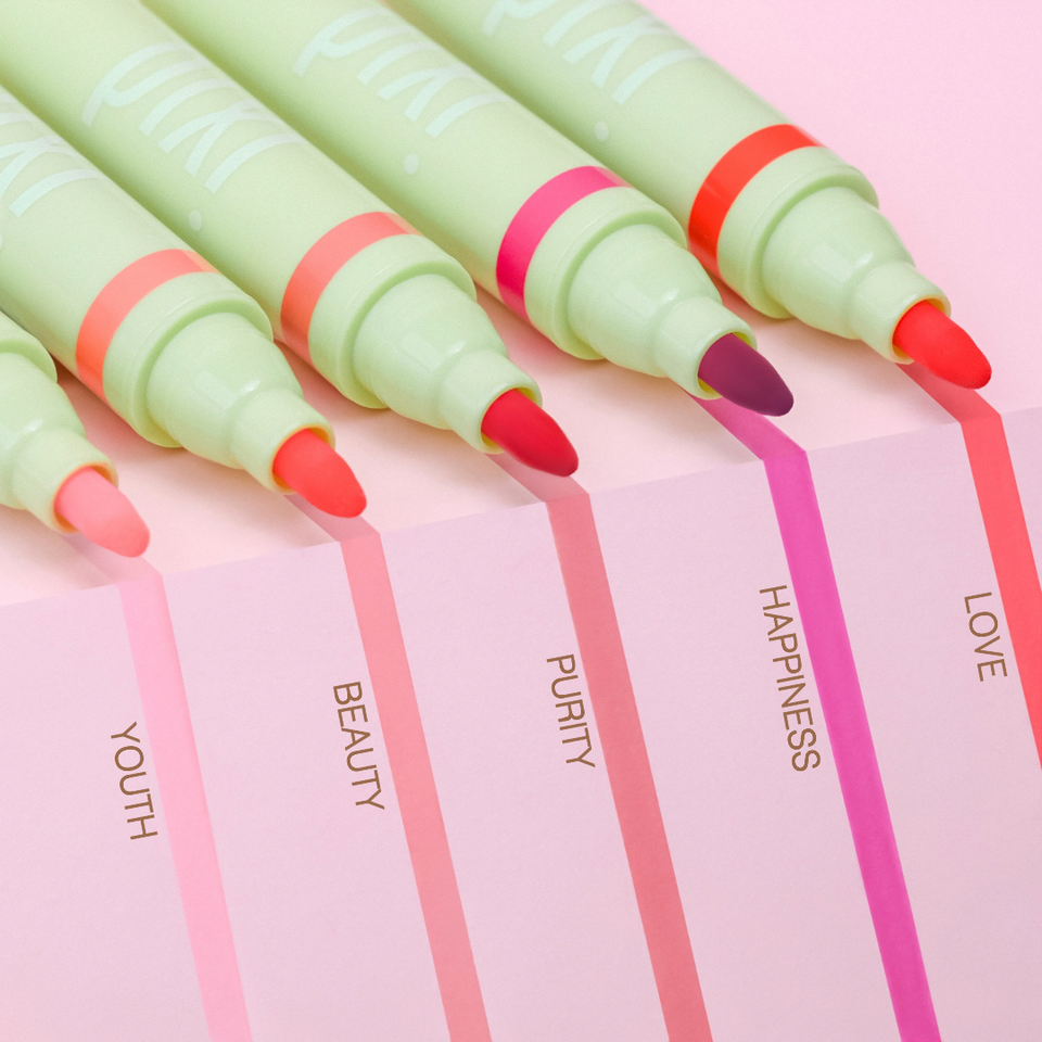 LipBlush shades shown Youth, Beauty, Purity, Happiness and Love view 2