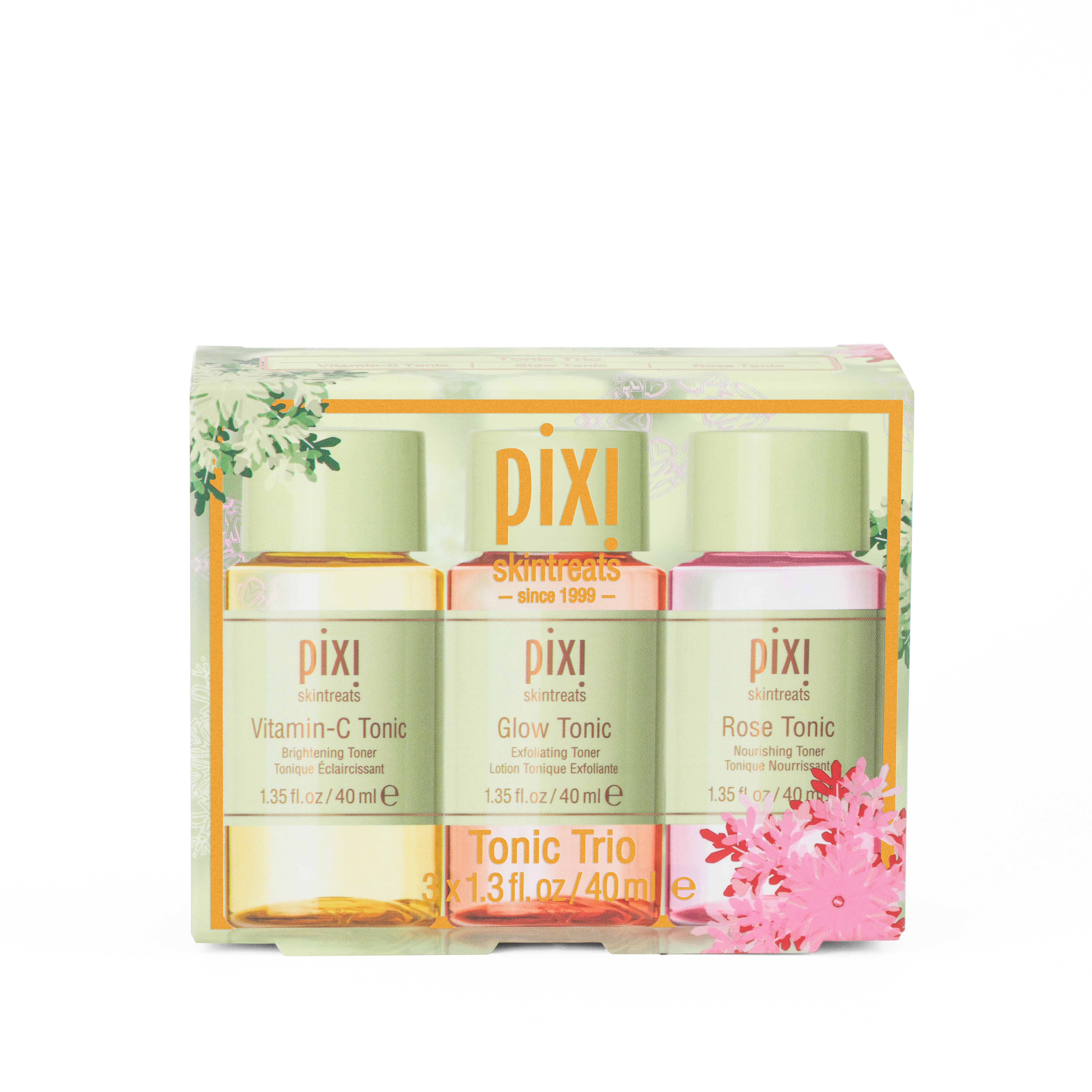 Tonic Trio Kit - Exfoliate, Hydrate and Brighten - Pixi Beauty