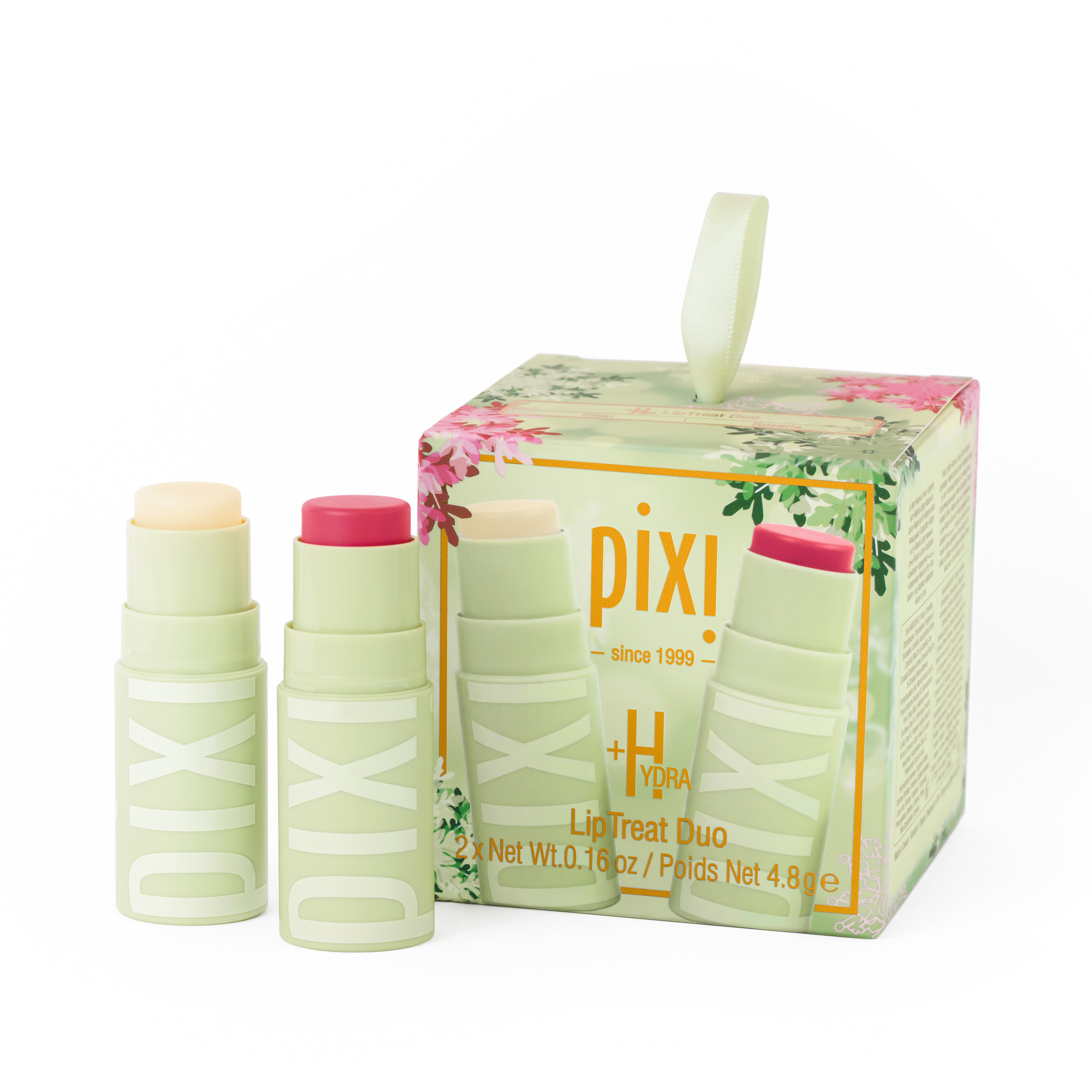 Hydra LipTreat Duo Ornament - Hydrating Tinted Balms - Pixi Beauty