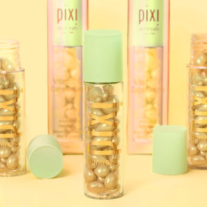 pixi glutathione tablets Vitamin-C CapsuleCare - Brightening Serum pods for Radiant Skin