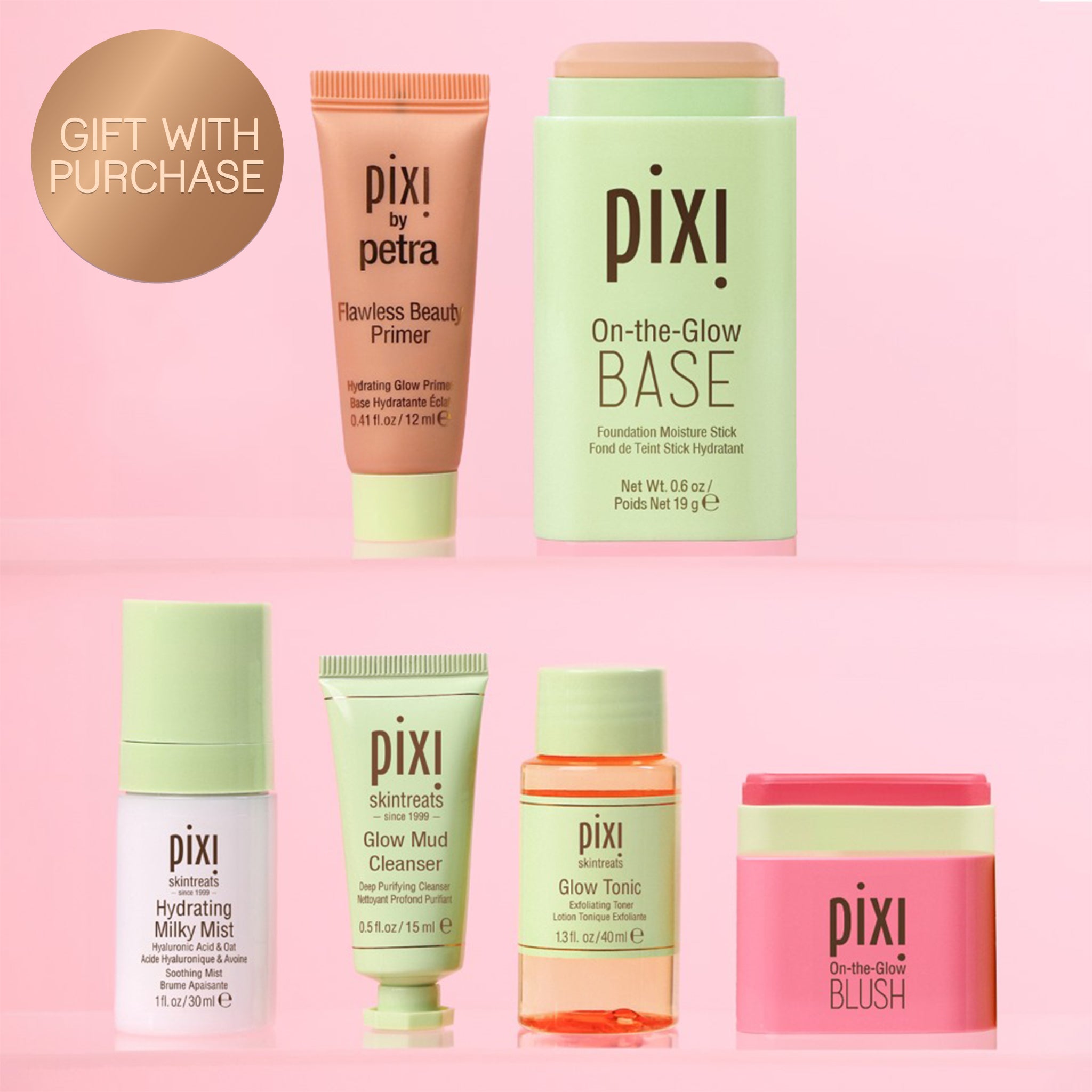 Mini Pixi Starter Kit - Hydrate, Prime & Radiate - Pixi Beauty