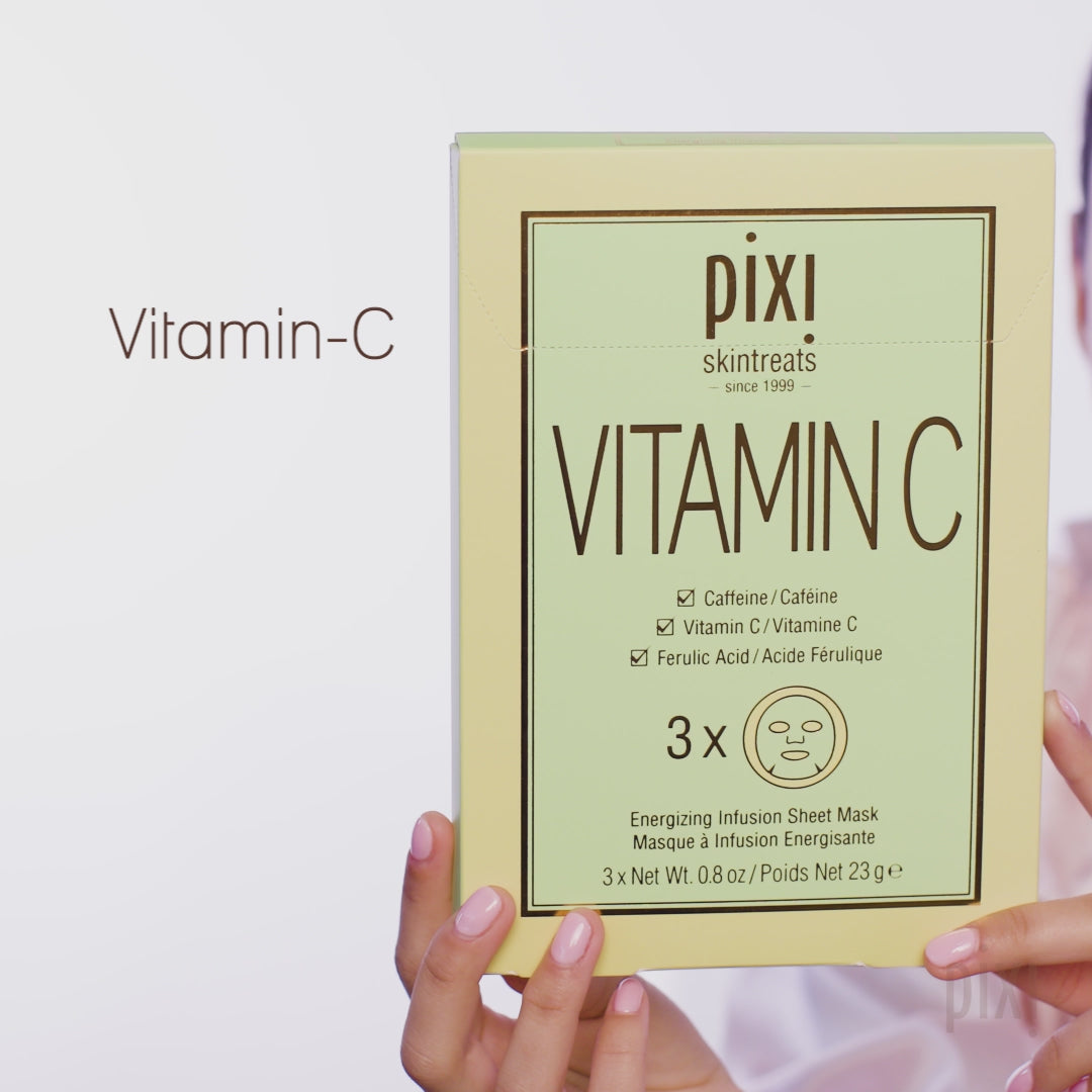 Vitamin-C Sheet Mask - Brightening & Energizing Face Mask with