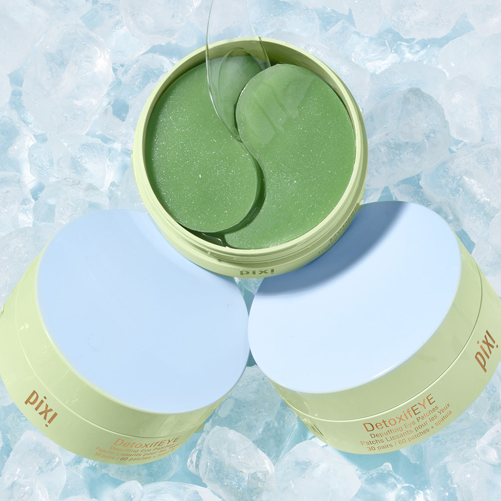 Pixi DetoxifEYE Depuffing Eye Patches in ice